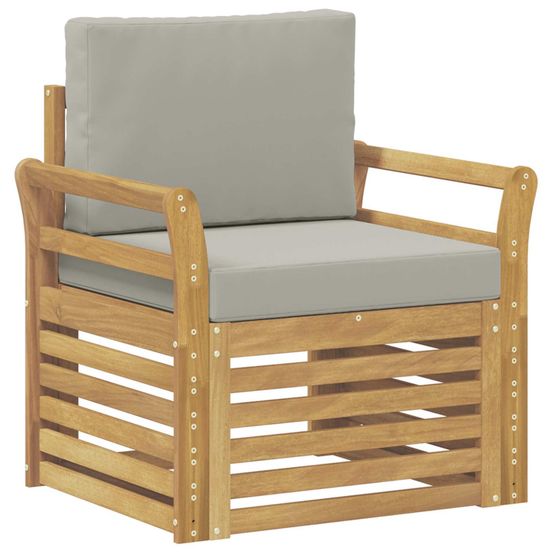 Ensemble de canapés d'extérieur polyester blanc
