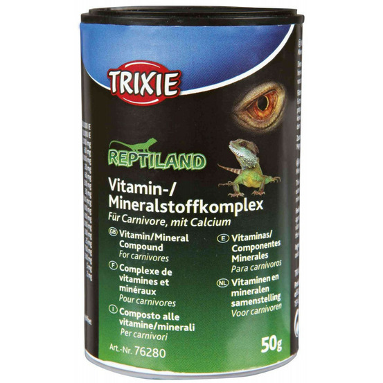 Vitamines et minéraux pour les reptiles carnivores, 50 g.