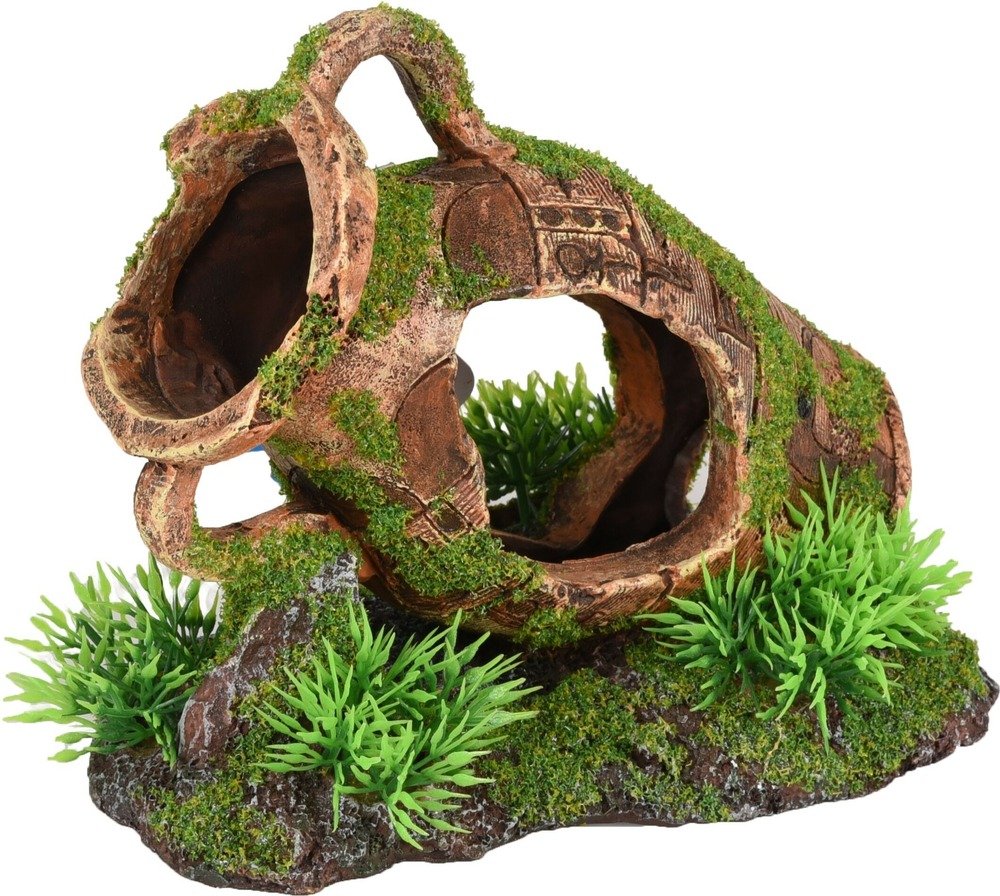 Décoration aquarium amphore cachette pour poissons