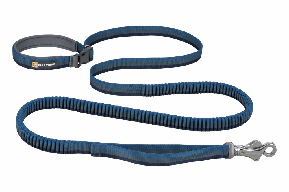 Laisse de course pour chien en sangle extensible réglable, roamer™. Couleur: orion blue (blau), taille: m (5.5'-7')