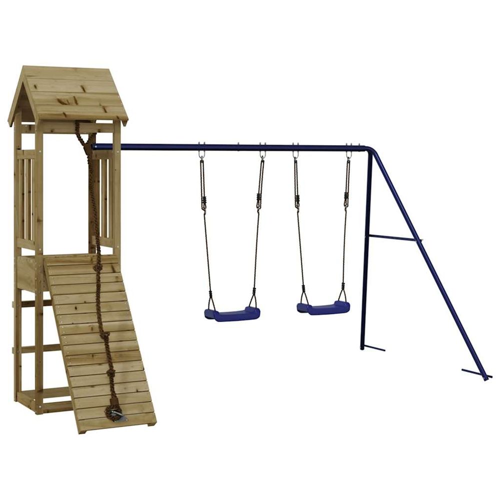 Aire de jeux d'extérieur bois de pin imprégné