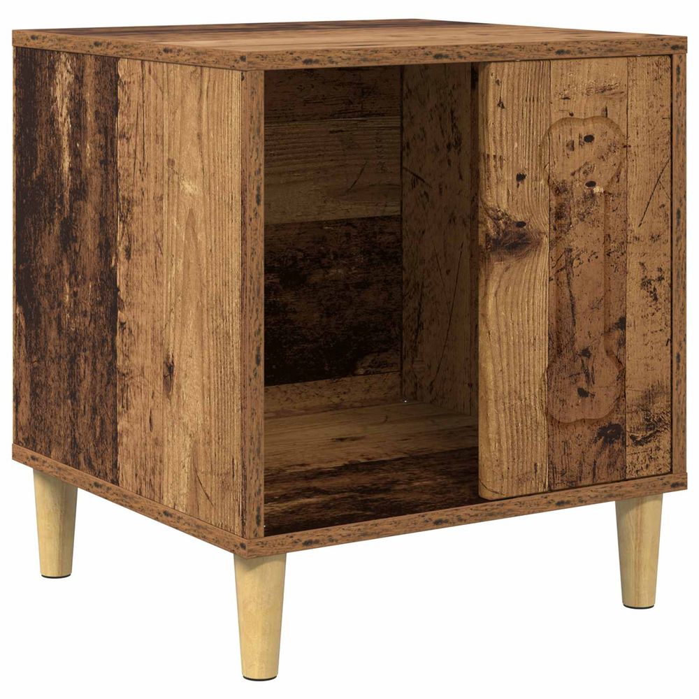 Maison pour chiens bois ancien 44 x 42 x 49 cm
