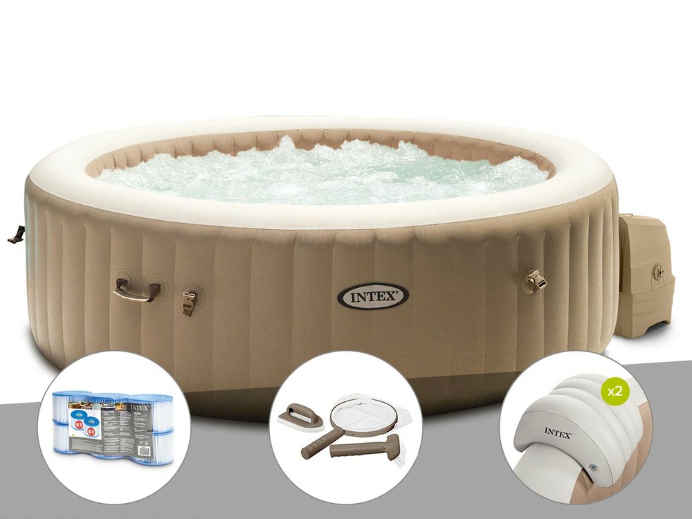 Habillage spa gonflable intex 6 places