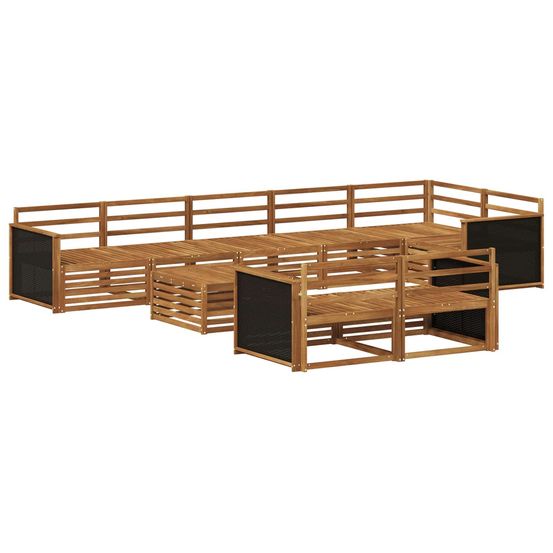 Ensemble de canapés d'extérieur 9 pc