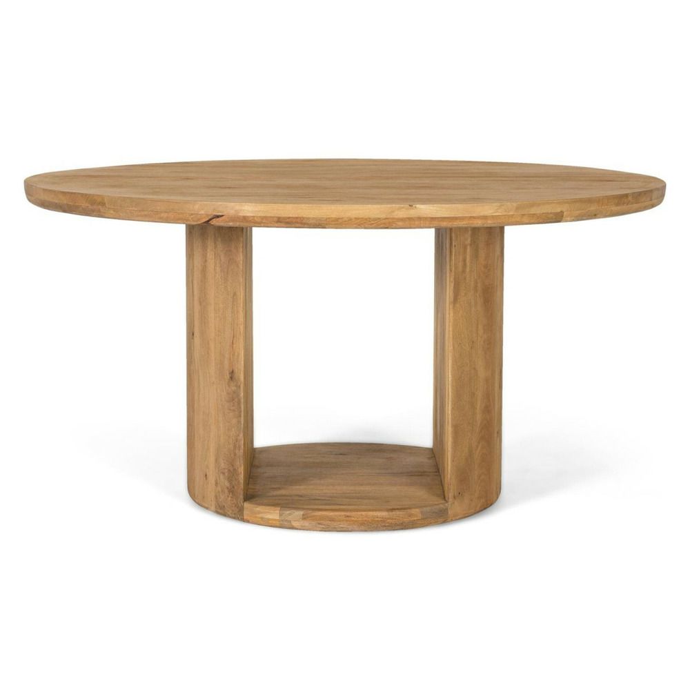 Table à manger bois naturel - adrielle décoration d'autrefois
