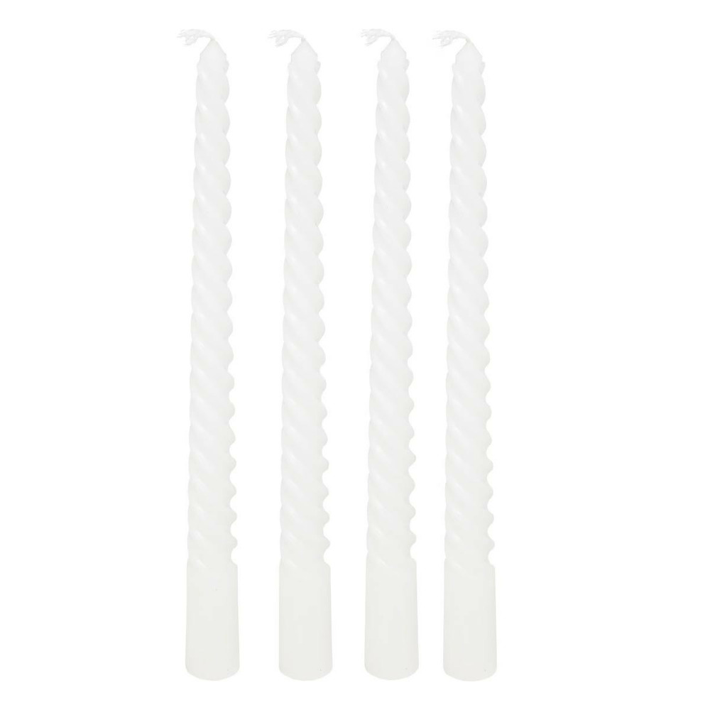 Lot de 4 bougies bâton 