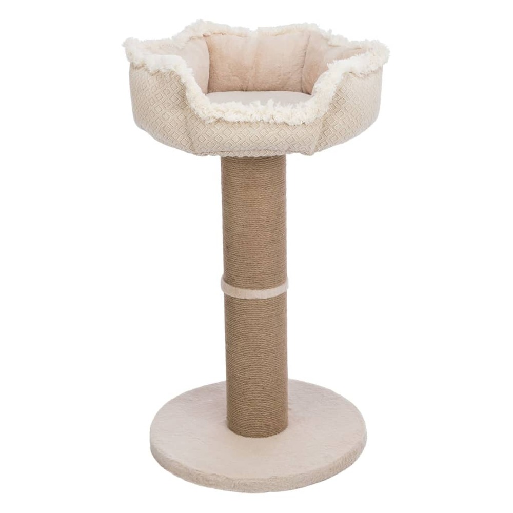 Arbre à chat boho 83 cm beige