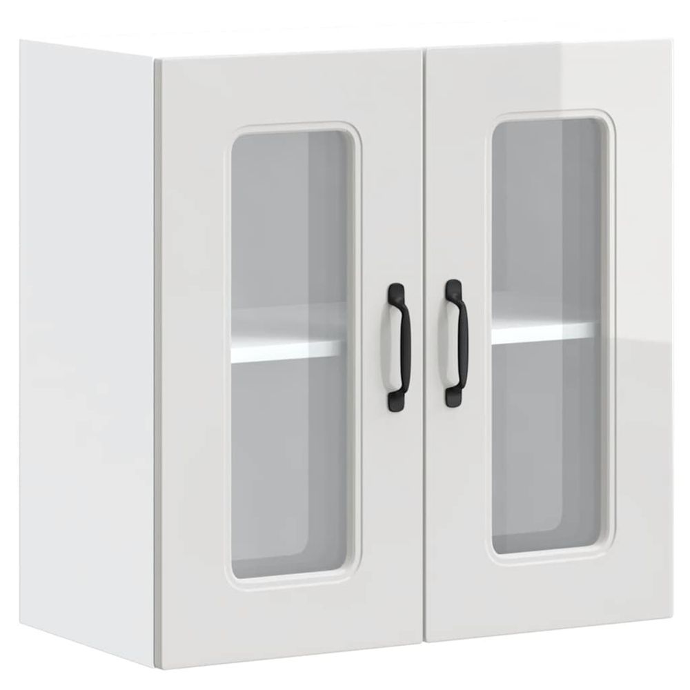 Armoire murale de cuisine avec porte vitrée 