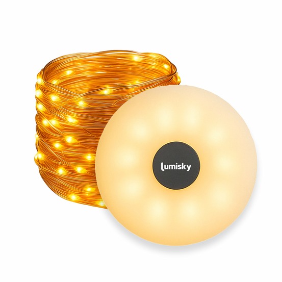 Guirlande enroulable et rechargeable roly 10m