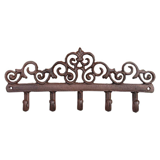 Patère 5 crochets en fonte