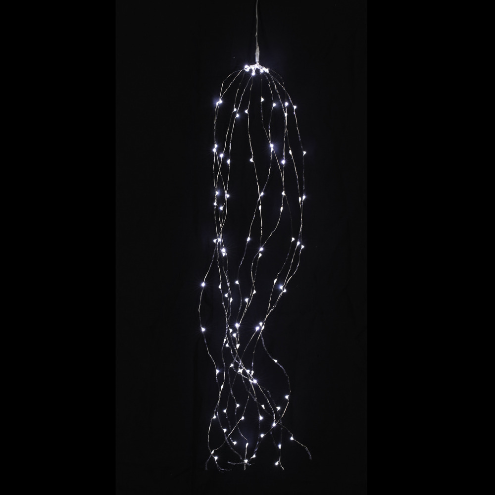 Guirlande spirale 10 blanches led