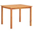 Table de jardin 88x88x74 cm bois d'acacia massif