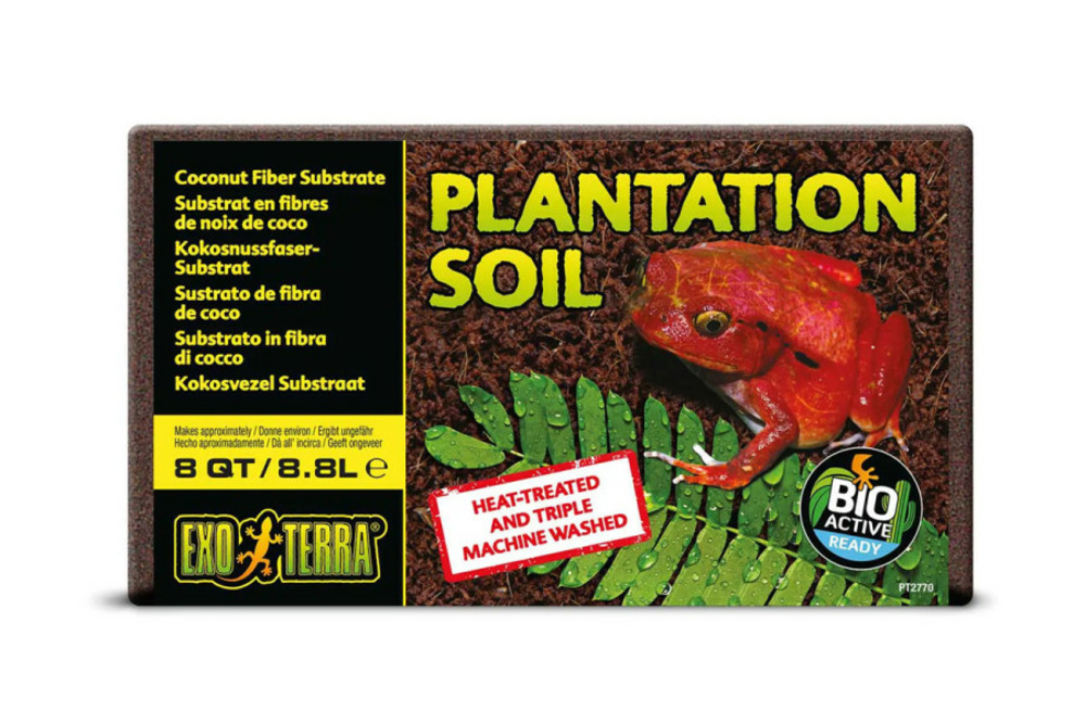 Plantation soil - brique de fibre de coco