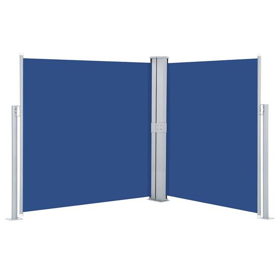 Brise vue latéral rétractable Bleu 160 x