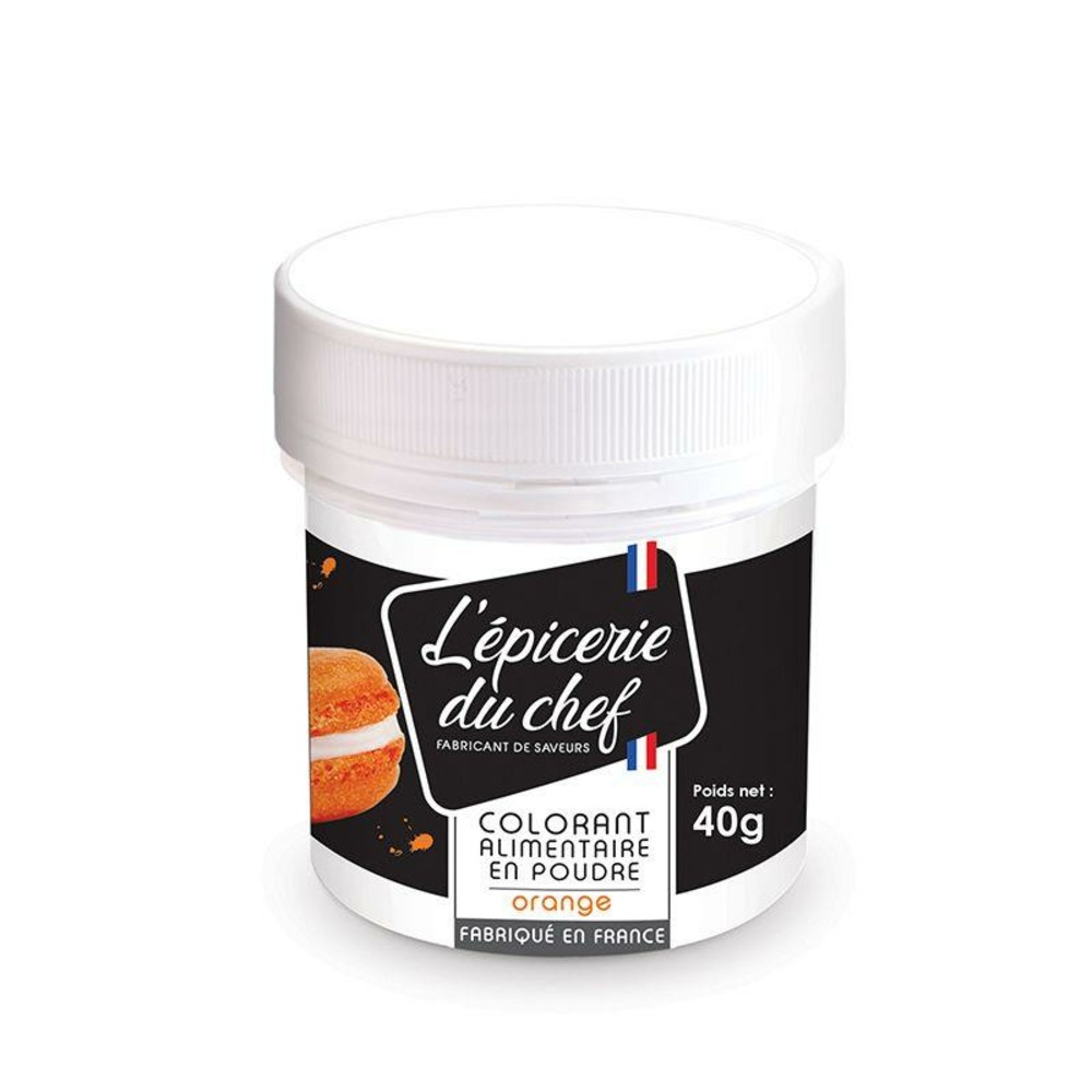 Colorant alimentaire en poudre orange 40 g