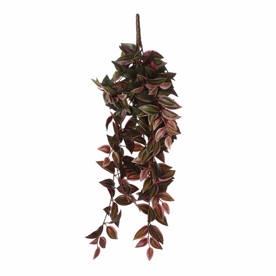 Mica decorations chute de tradescantia artificielle - h54cm - bordeaux