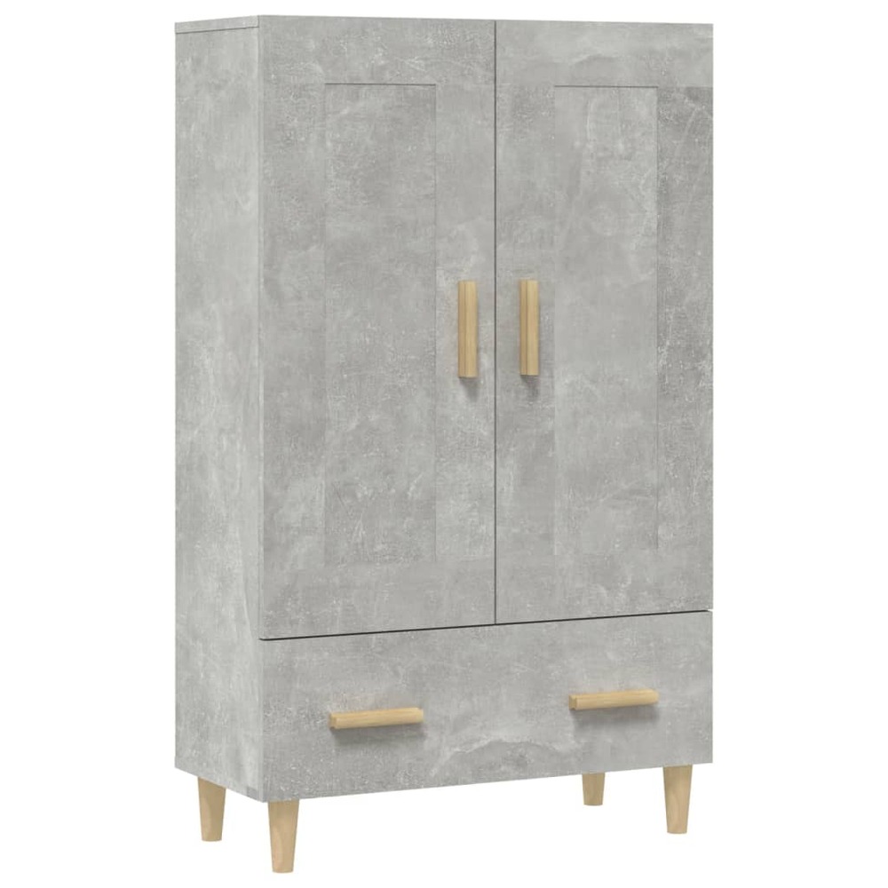 Buffet bahut commode armoire meuble de rangement organisateur cuisine salle de séjour salon haut 70 x 31 x 115 cm bois d'ingé