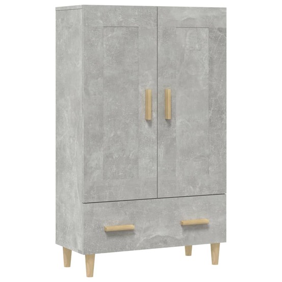 Buffet bahut commode armoire meuble de rangement organisateur cuisine salle de séjour salon haut 70 x 31 x 115 cm bois d'ingé