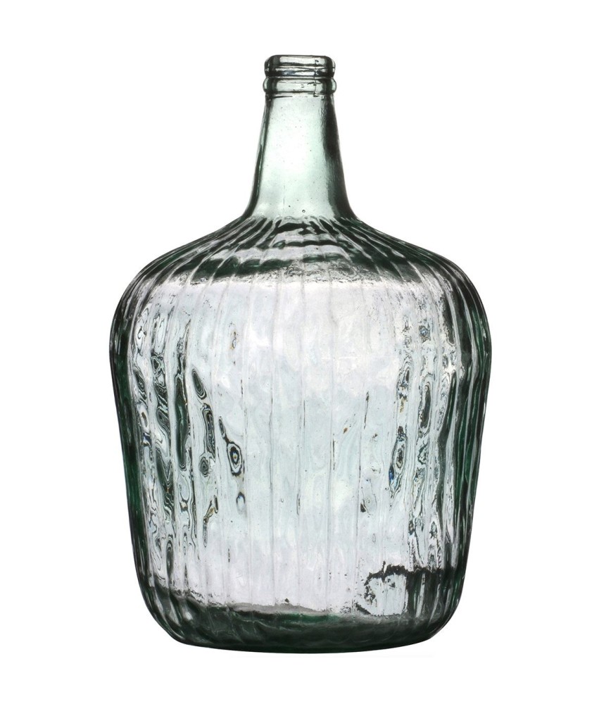 Vase dame jeanne sahara 10l verre recyclé d26 h39