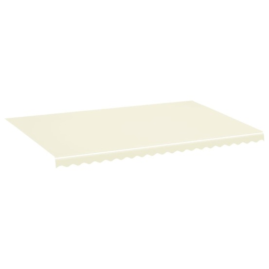 Tissu de remplacement pour auvent crème 5x3,5 m