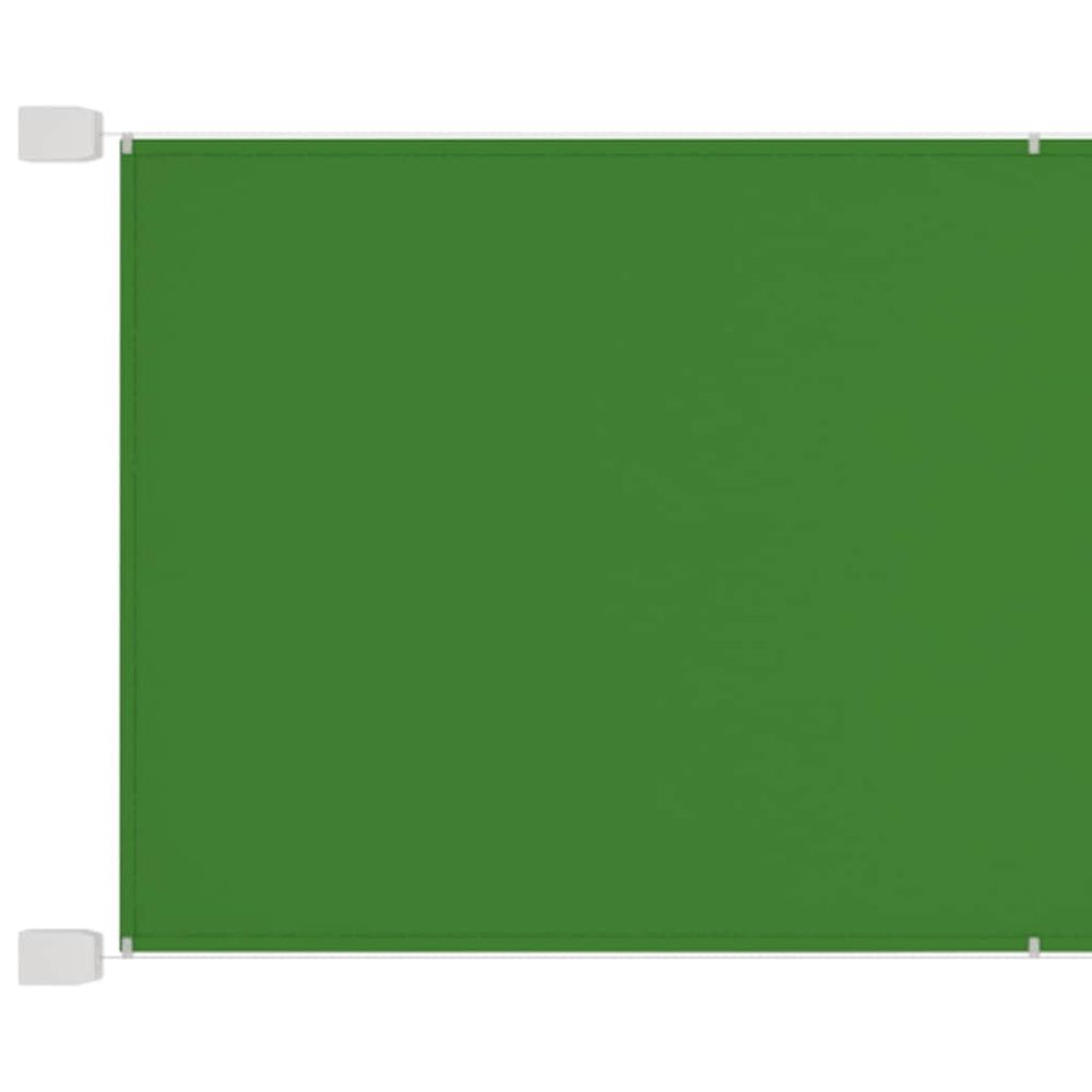 Auvent vertical vert clair 60x420 cm tissu oxford
