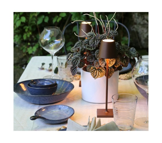 Lampe à poser poldina micro - bronze