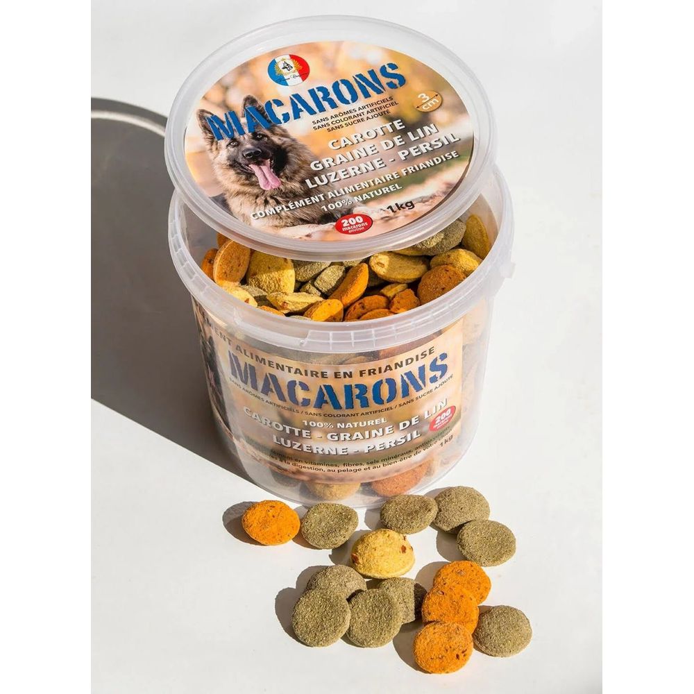 France croquettes friandise pour chien les macarons - 1 kg