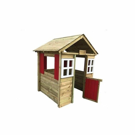 Maison d'enfant en bois masgames fraise xl