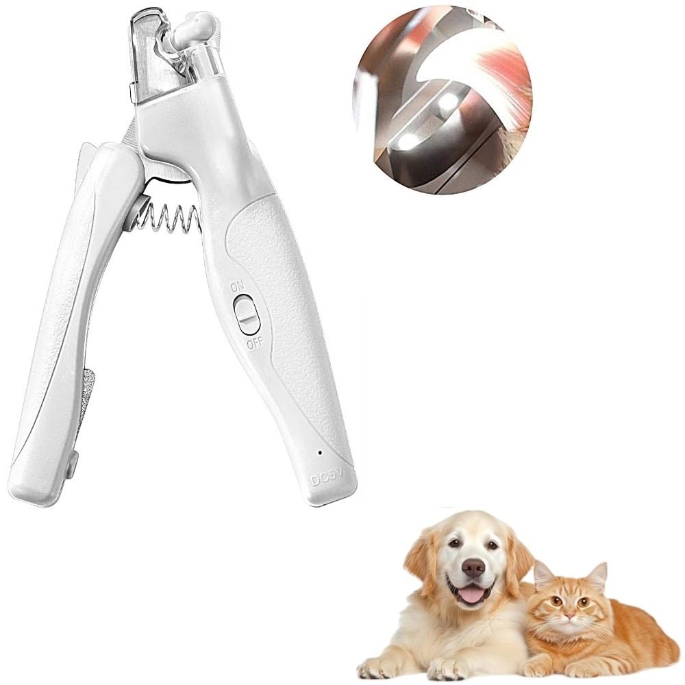 Coupe griffes avec lampe led pour animaux