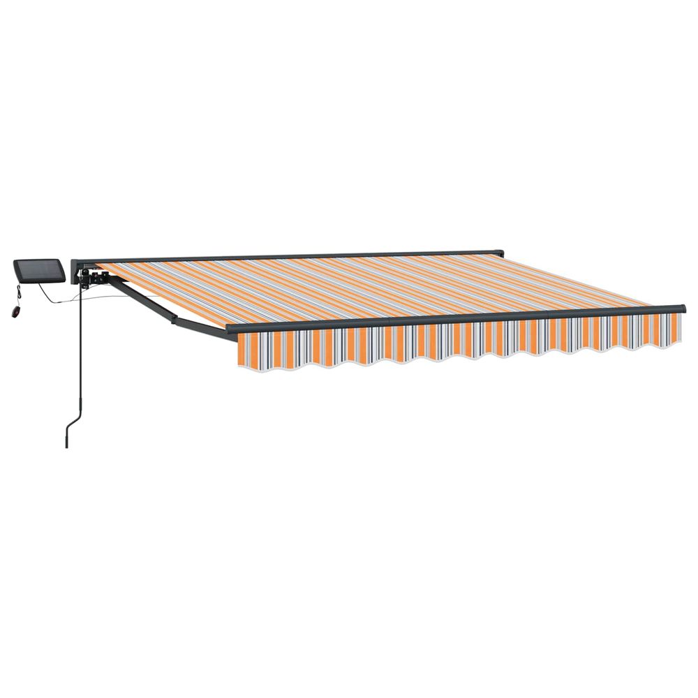 Cadre de store manuel avec leds 3,5 x 2,5 m