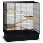 Cage pour rongeurs scooby noir 70x40x78 cm métal