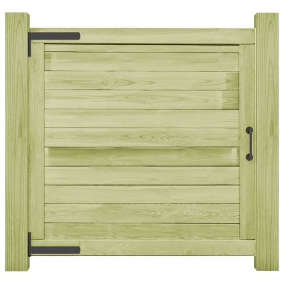 Portail de jardin bois de pin imprégné 100x100 cm