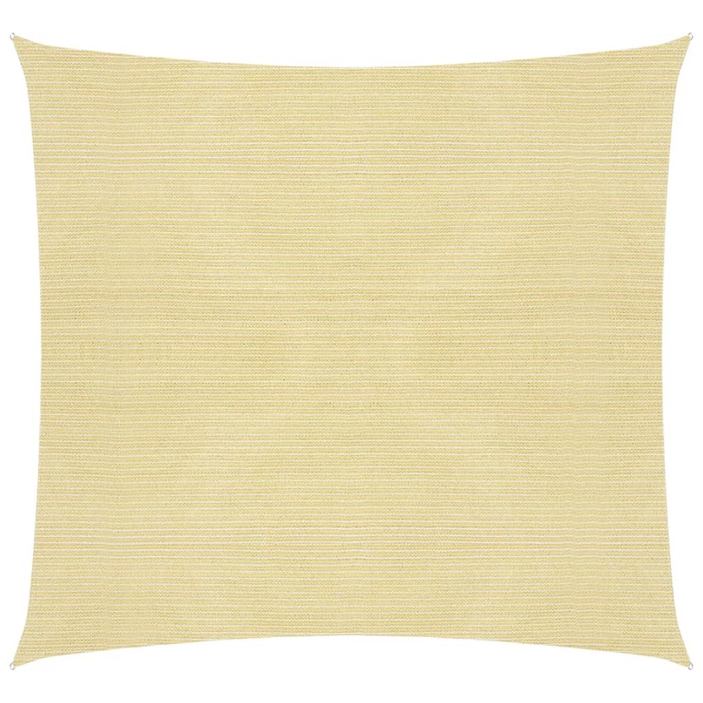 Voile d'ombrage 160 g/m² beige 6x6 m pehd