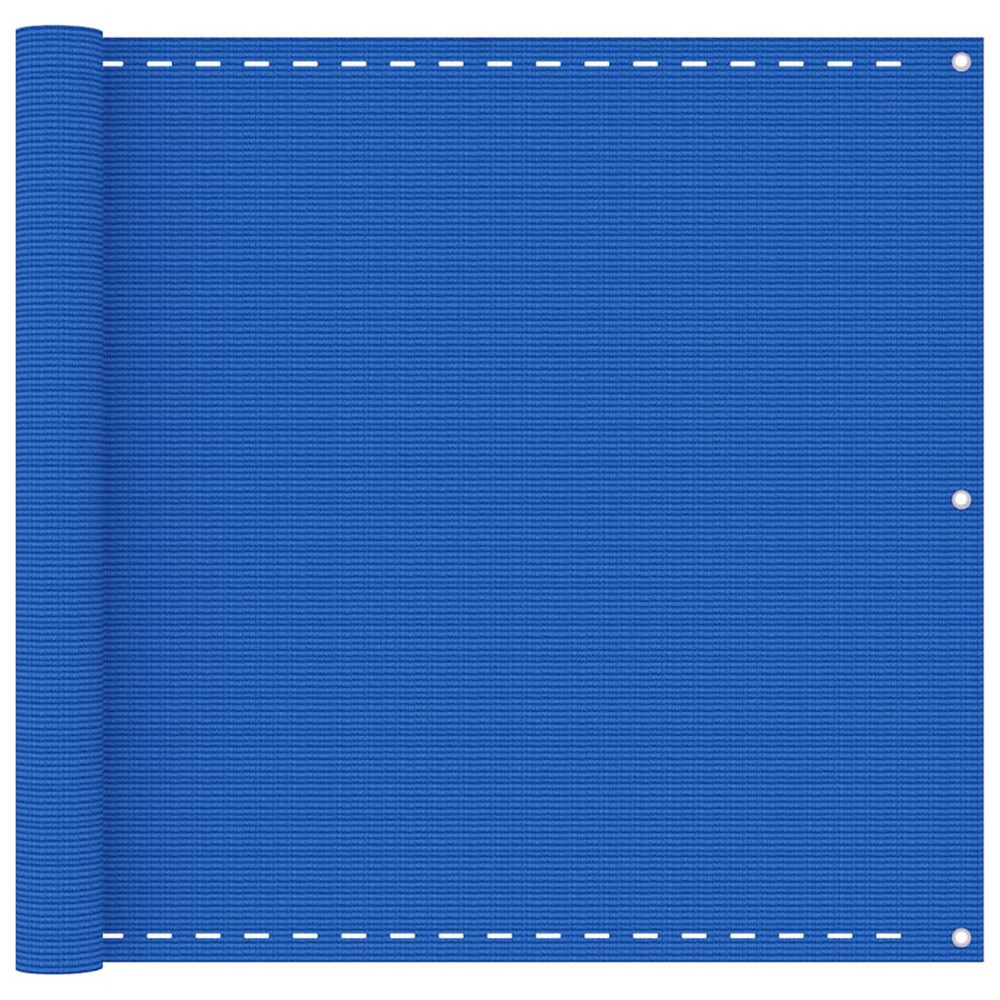 Écran de balcon bleu 90x600 cm pehd