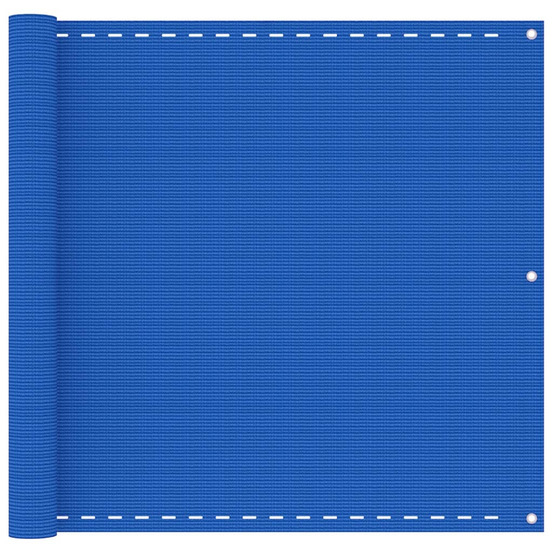 Écran de balcon bleu 90x600 cm pehd