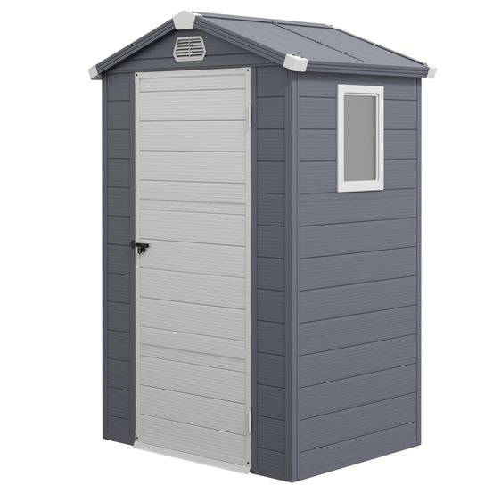 Abri de jardin polypropylène recyclé 133 x 102 cm fenêtre ventilation sans entretien - comfortxl outdoor living