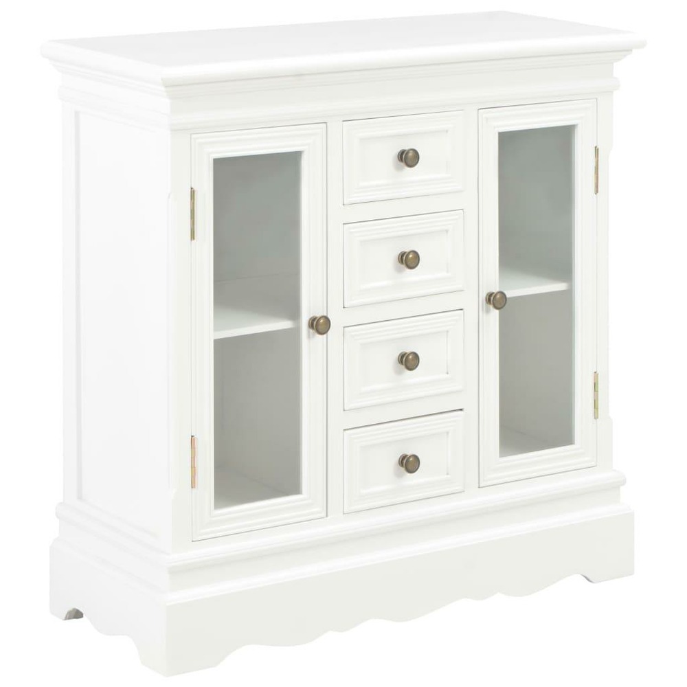 Buffet blanc 70cm bois de pin