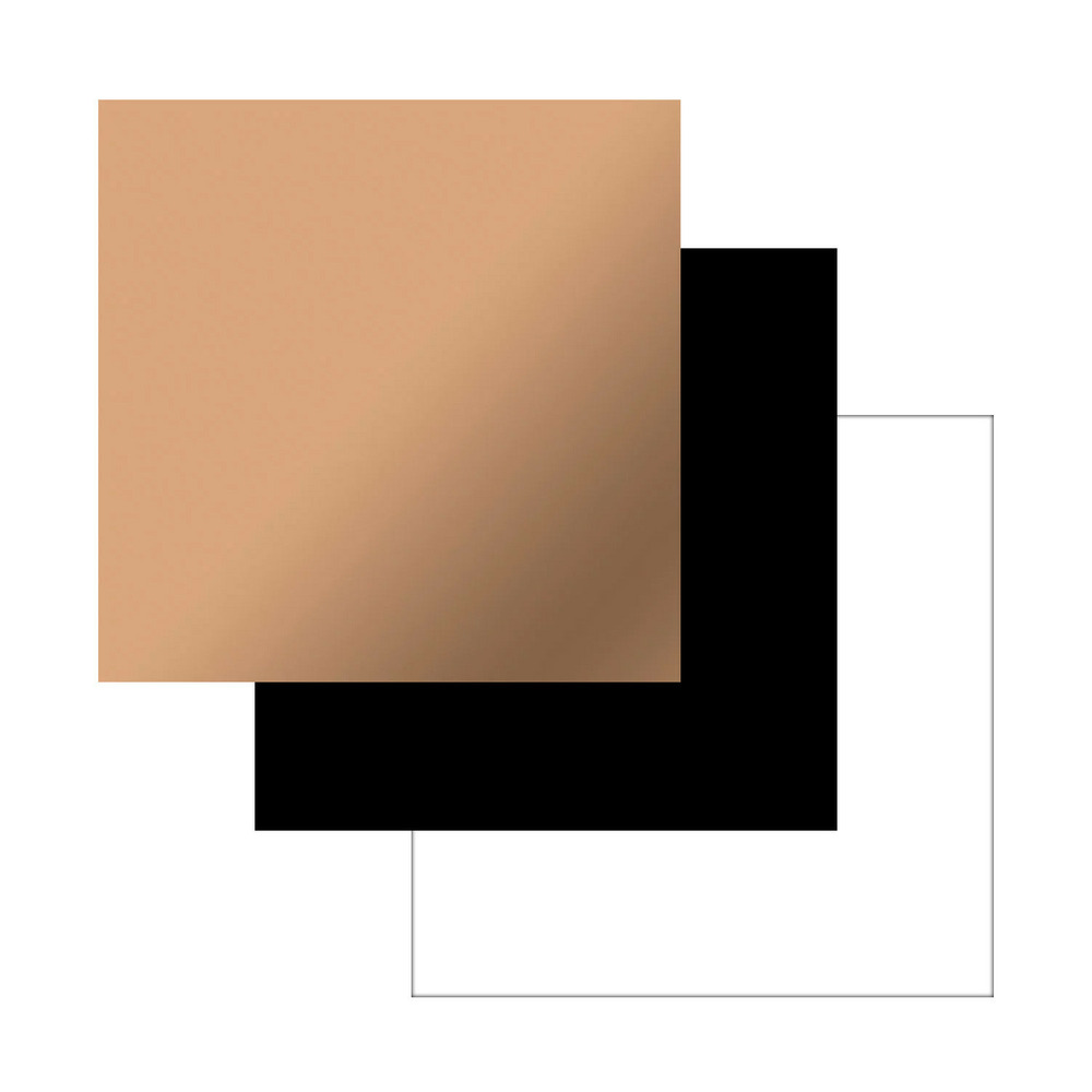 3 vinyles permanents mats 366 x 33 cm - noir, blanc, champagne