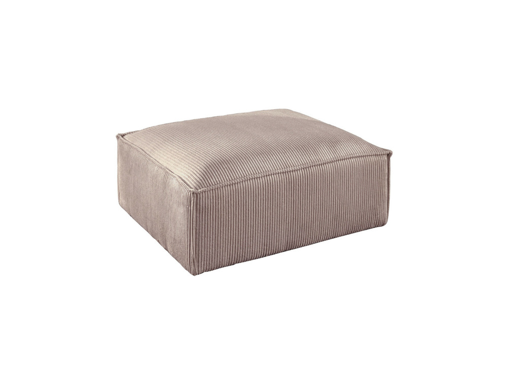 Stella - pouf en velours côtelé - style contemporain