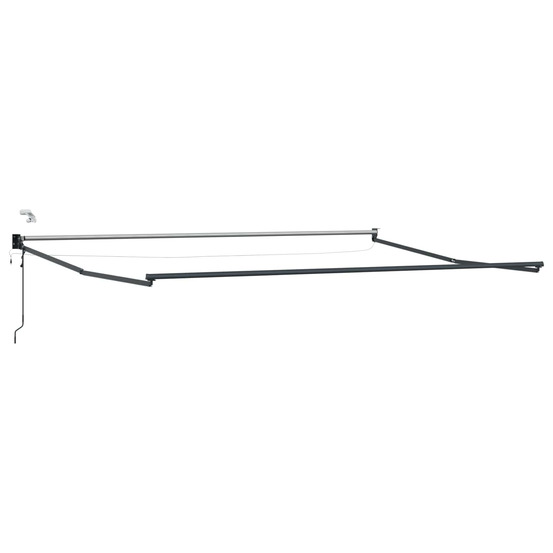 Cadre de store rétractable électrique anthracite 4,5 × 3 m