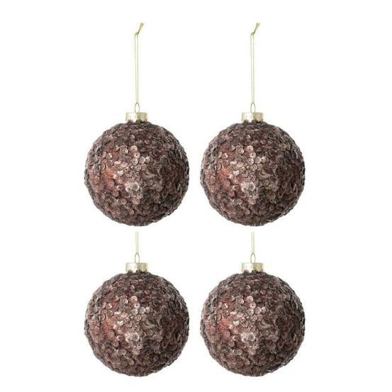 Lot de 4 boules de noël