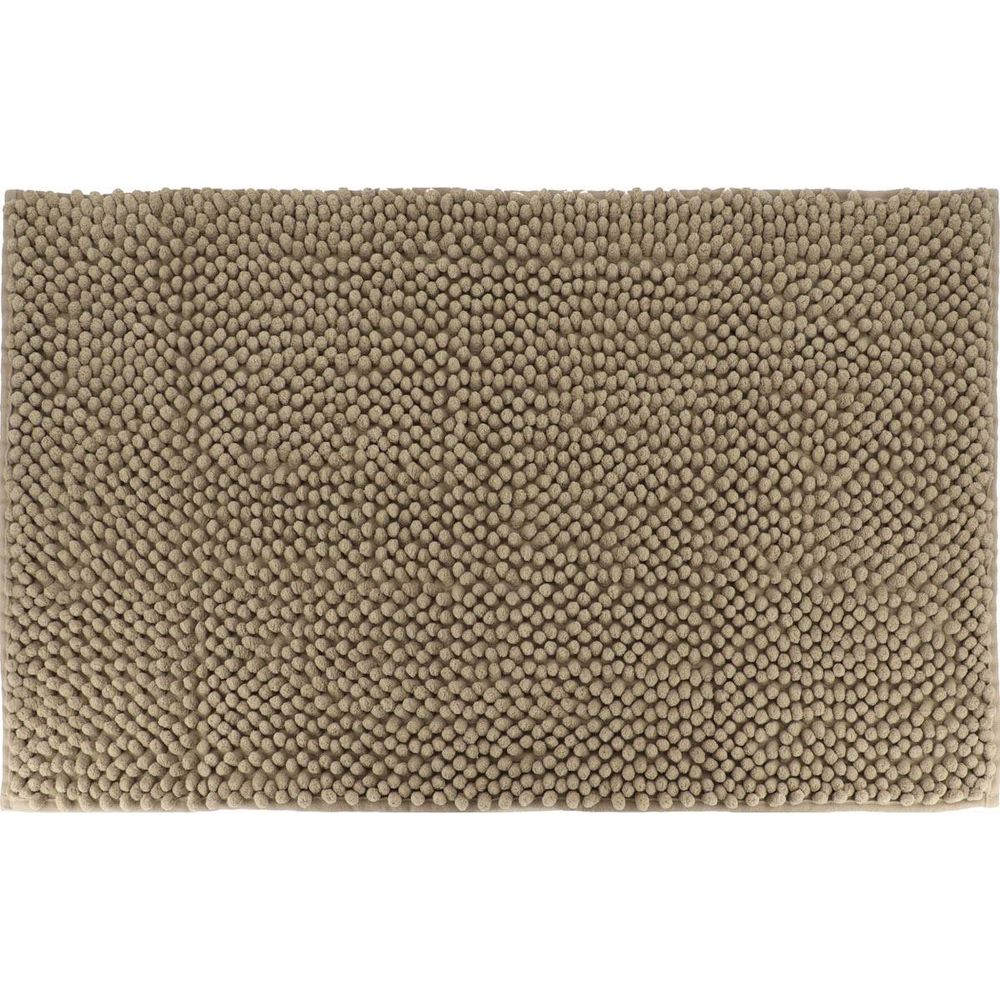 Tapis microfibre boules 50x80 cm - taupe