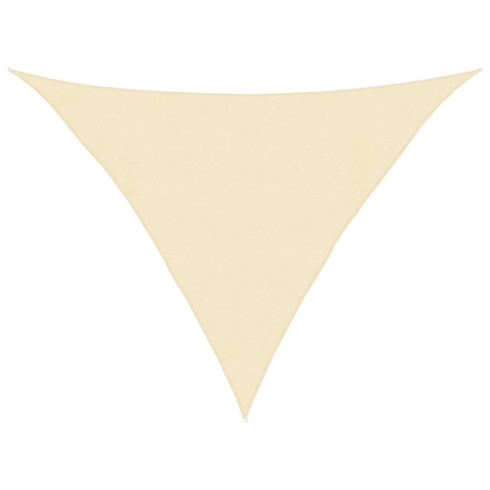 Voile d'ombrage 160 g/m² crème 4x4x5,8 m pehd