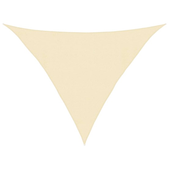 Voile d'ombrage 160 g/m² crème 4x4x5,8 m pehd