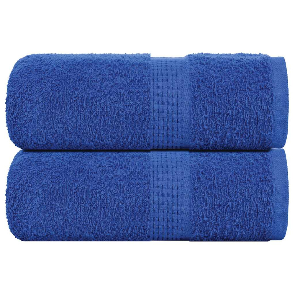 Serviettes de toilette 2 pièces frogn bleu 30x30 cm 100 % coton