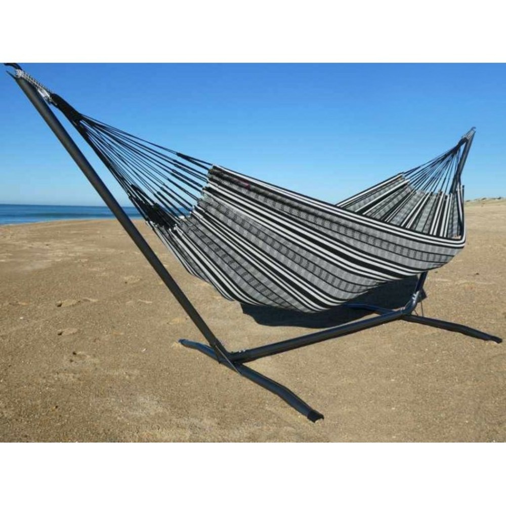 Hamac avec support inka xl - poligono noir