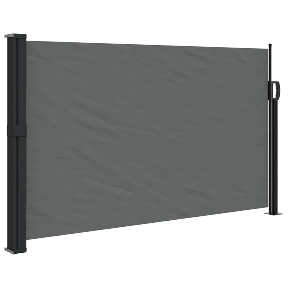 Store latéral rétractable anthracite 120 x 600 cm