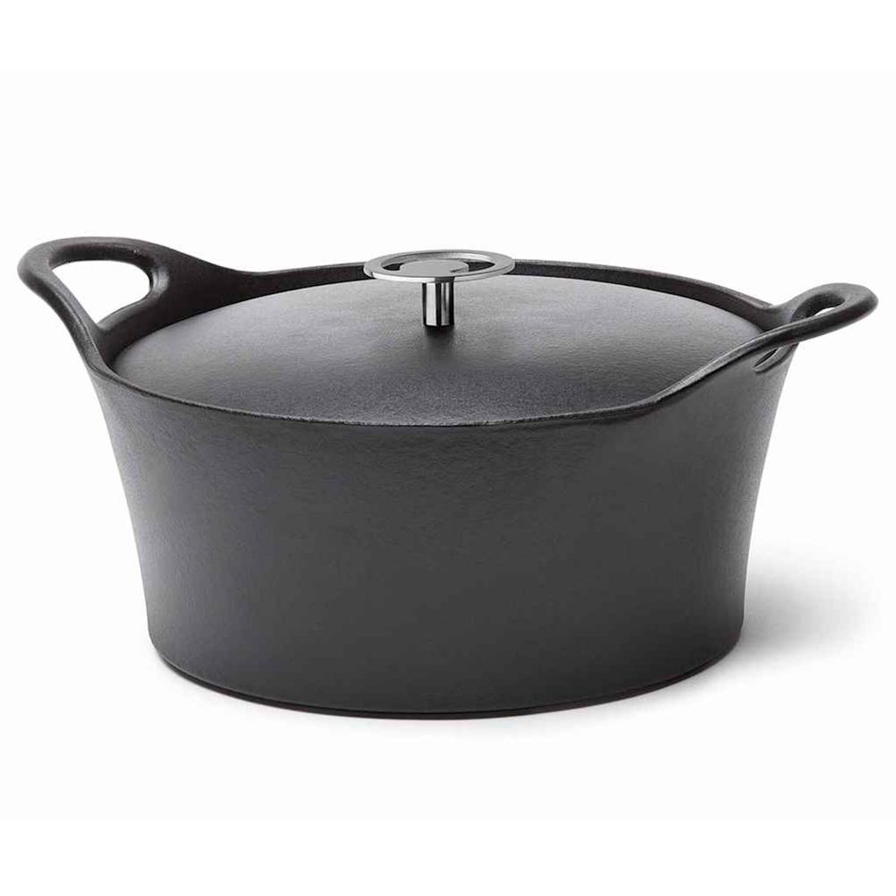 Casserole émaillée en fonte 1,6 l 20 cm noir