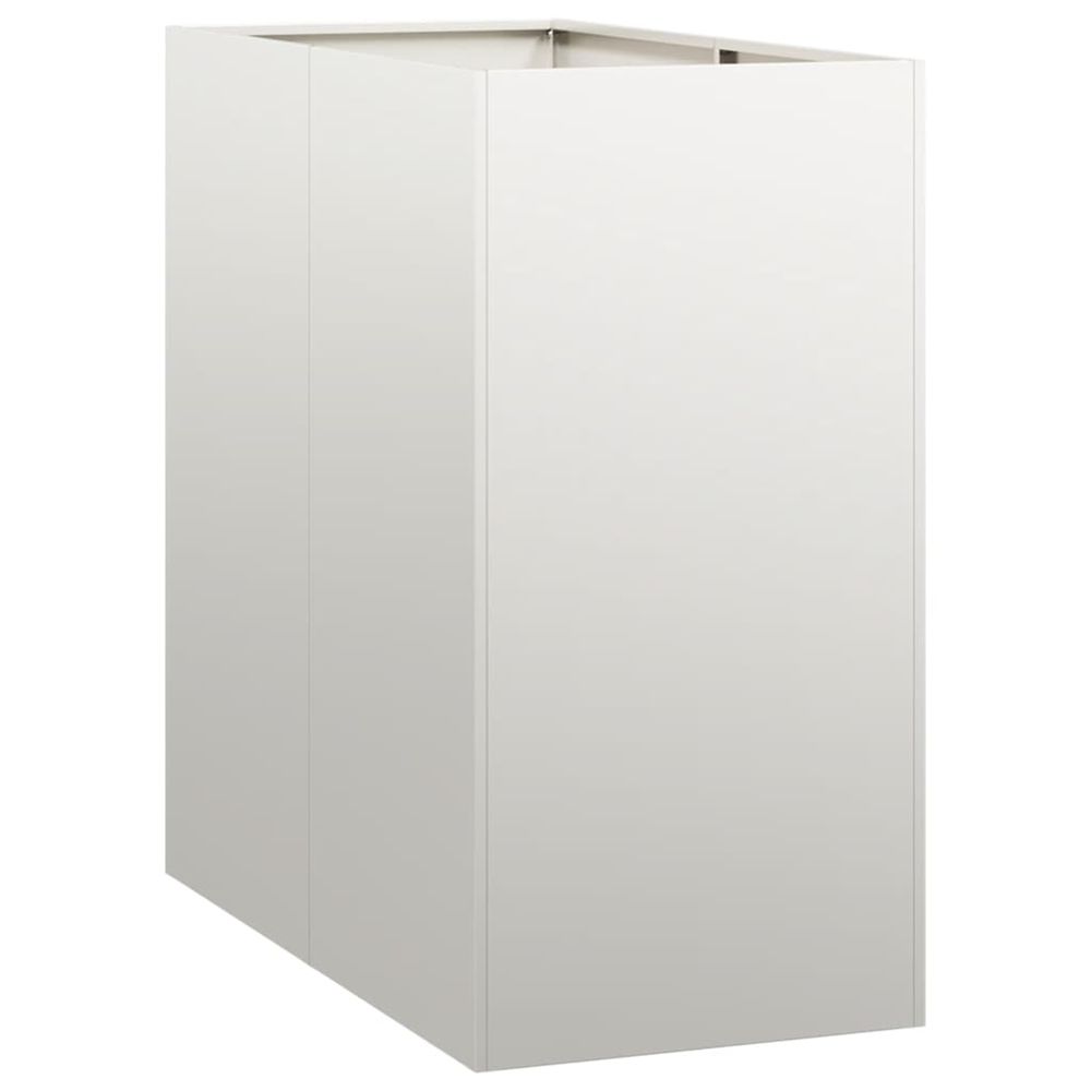 Jardinière d'extérieur 40x80x80 cm acier inoxydable