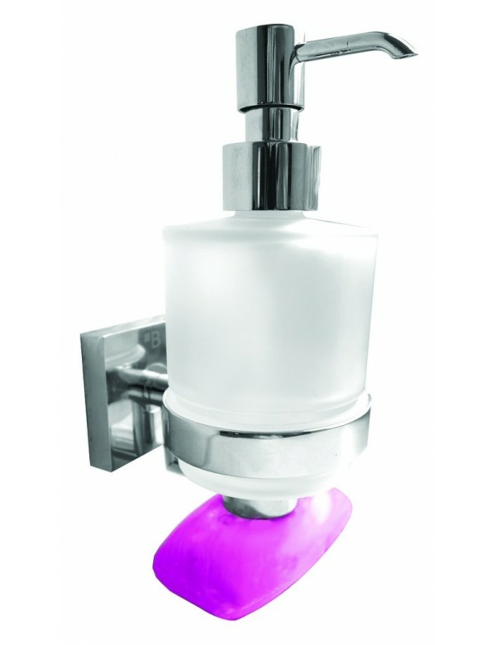 Distributeur de savon & porte-savon magnétique beta 200 ml